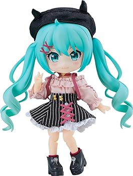 【中古】ねんどろいどどーる キャラクター ボーカル シリーズ01 初音ミク デートコーデVer. ノンスケール プラスチック製 塗装済み可動フィギュア