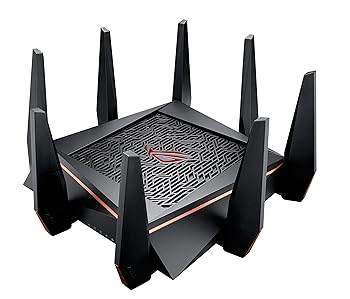 【中古 非常に良い】ASUS WiFi 無線 ゲーミングルーター AC5300 11ac 2167+2167+1000Mbps トライバンド GT-AC5300 【最大24台 4LDK 3階建 PS4 対応】 【中古 非常に良い】ASUS WiFi 無線 ゲーミングルーター AC5300 11ac 2167+2167+1000Mbps トライバンド GT-AC5300 【最大24台 4LDK 3階建 PS4 対応】