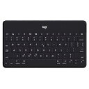 【中古】ロジクール KEYS TO GO ワイヤレス Bluetooth キーボード iK1042BKA US配列 薄型 6mm 軽量 180g ワイヤレスキー...