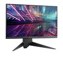 【中古】Alienware 25 ゲームモニター AW2518Hf フルHD @ ネイティブ240Hz 169 1ms応答時間 DP HDMI 2.0a USB 3.0 AMD FreeSync 傾き スイベ