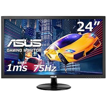 ����š�ASUS �����ߥ󥰥�˥��� VP248H 24�����/�ե�HD/1ms/75Hz/HDMI,D-Sub/�֥롼�饤�ȷڸ�/�ե�å����ե꡼/VESA��...