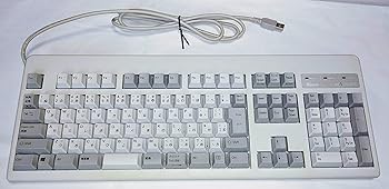 楽天スカーレット2021【中古】東プレ キーボード REALFORCE108UH-S 日本語配列 USB 有線接続 静音タイプ 静電容量無接点方式 昇華印刷 ALL45g荷重 ホワイト SA010S