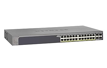 【中古】Netgear 24Port Switch 10/100/1000 GS728TP