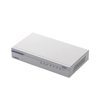 【中古】Logitec ギガビット スイッチングHUB 5ポート 電源内蔵 メタル 50℃対応 ホワイト LAN-GSW05P/HGW 【中古】Logitec ギガビット スイッチングHUB 5ポート 電源内蔵 メタル 50℃対応 ホワイト LAN-GSW05P/HGW