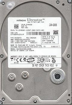 【中古 非常に良い】hua721010kla330、PN 0 a36073、MLC ba2526、Hitachi 1tb SATA 3.5ハードドライブ 【中古 非常に良い】hua721010kla330、PN 0 a36073、MLC ba2526、Hitachi 1tb SATA 3.5ハードドライブ