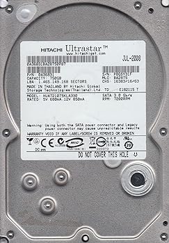 【中古 非常に良い】HUA721075KLA330、PN 0A36831、MLC BA2875、Hitachi 750GB SATA 3.5 ハードドライブ 【中古 非常に良い】HUA721075KLA330、PN 0A36831、MLC BA2875、Hitachi 750GB SATA 3.5 ハードドライブ