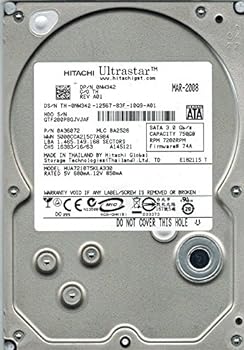 【中古】Hitachi HUA721075KLA330 MLC: BA2526 P/N: 0A36072 750GB