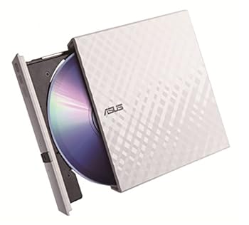 【中古】ASUS外付けDVDドライブ 軽量薄型/M-DISC/バスパワー/Win&Mac/USB2.0(USB3.0搭載PCでも利用可)/書込みソフト付属/ホワイト SDRW-08D2S-U LITE/WHT