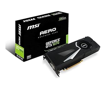 【中古 非常に良い】GeForce GTX1070 Aero OC