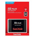【中古 非常に良い】SanDisk 内蔵 2.5インチ SSD / SSD Plus 120GB / SATA3.0 / 3年保証 / SDSSDA-120G-G27(2)