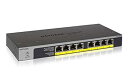 【中古】【正規品】 ネットギア NETGEAR スイッチングハブ 8ポート 1G PoE+ (60.5W) 金属筐体 静音ファンレス リミテッドライフタイムハー...