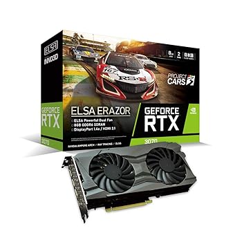 šۥ륶 GeForce RTX 3070 եåܡ ERAZOR GD3070-8GEREZ VD7550