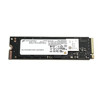 【中古】Micron SSD 512GB 2210 NVMe PCIe Gen3