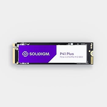 【中古】ソリダイム Solidigm 内蔵 SSD P41 Plus 読込速度：4,125MB/秒(最大) M.2 2280 PCIe 4.0 インタフェース サポート 1TB / (SSDPFKNU010TZX1