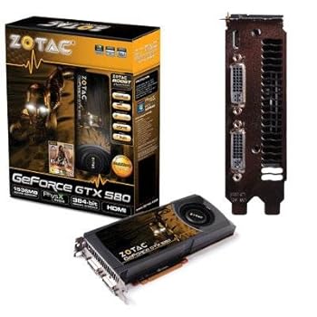 【中古】ZOTAC グラフィックボード GeForce GTX580 1536MB DDR5 ZT-50101-10P