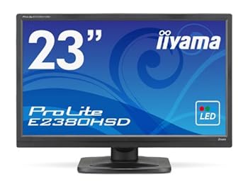 【中古】iiyama FullHD(1920x1080)モード対応 WLEDバックライト23型ワイド液晶ディスプレイ E2380HSD-B1