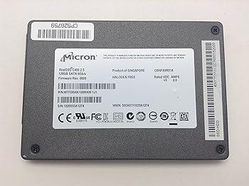  MTFDDAK128MAM 128GB 2.5インチ SSD 9.5mm