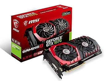 【中古】MSI GeForce GTX 1070 GAMING X 8G 『Twin Frozr VI/OCモデル』 グラフィックスボード VD6072