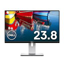 【中古】Dell ディスプレイ モニター U2417HWi/23.8 インチ/IPS/8ms/WiFi Direct,Miracast,HDMI/sRGB 96 /USBハブ/フレームレス