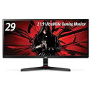【中古 非常に良い】LG ゲーミング モニター 29UM69G-B 29インチ/21:9 ウルトラワイド/IPS非光沢/1ms(MBR)/スピーカー/USB Type-C・DisplayPort・HDMI(2)