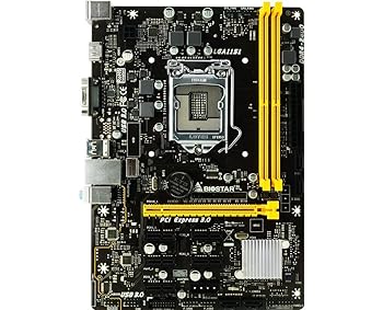 【中古 非常に良い】BIOSTAR LGA 1151対応 intel H110 チップセット搭載 MicroATX マザーボード H110M-BTC