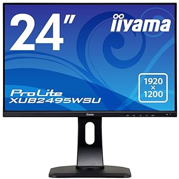 【中古】iiyama 24.1型ワイド液晶/16:10 WUXGA 1920x1200/IPS方式パネル/昇降/ピボット/スィーベル/3年保証/XUB2495WSU-B1 【中古】iiyama 24.1型ワイド液晶/16:10 WUXGA 1920x1200/IPS方式パネル/昇降/ピボット/スィーベル/3年保証/XUB2495WSU-B1