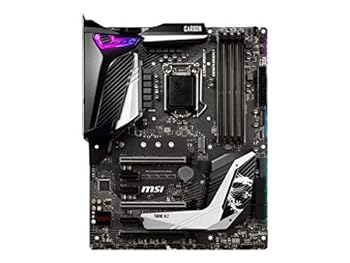 【中古 非常に良い】MSI 7B17-012R メインボードMSI MPG Z390ゲーミングプロカーボン、インテルZ390 - Sockel 11ブラック