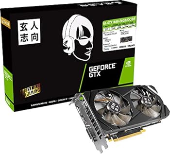 【中古】玄人志向 NVIDIA GeForce GTX 1660 搭載 グラフィックボード 6GB デュアルファンモデル GF-GTX1660-E6GB/OC/DF