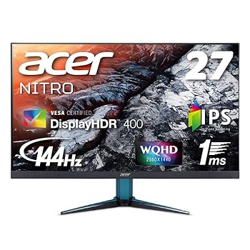 šAcer ߥ󥰥˥ Nitro 27 WQHD VG271UPbmiipx IPS 1ms(VRB) 144Hz DisplayHDR400 FreeSync ե졼쥹 HDMIx2 ԡ¢