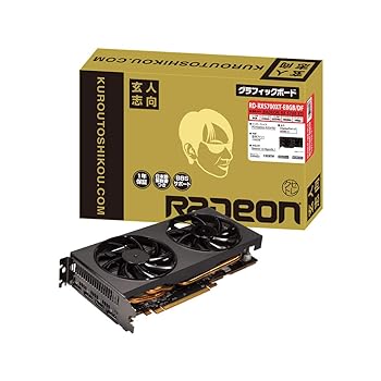 【中古】玄人志向 AMD Radeon RX5700XT 搭載 グラフィックボード GDDR6 オリジナルファンモデル RD-RX5700XT-E8GB/DF