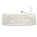 【中古】Kensington ケンジントン Pro Fit ウォッシャブルキーボード ホワイトK64406JP