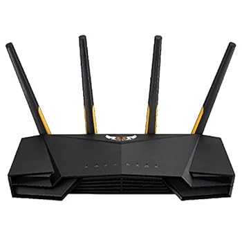 【中古】ASUS WiFi 無線 ルーター WiFi6 2402+574Mbps v6プラス対応デュアルバンドゲーミング TUF-AX3000 (A) メッシュ機能付 3階建 / 4LDK PS5/Nintendo