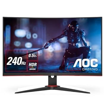 【中古】AOC ゲーミング モニター ディスプレイ C27G2ZE/11 (27インチ/ワイド/曲面/ 240Hz/0.5ms/VA 1500R/FHD/DP/HDMI2.0 x 2/DP1.2 x1) 【中古】AOC ゲーミング モニター ディスプレイ C27G2ZE/11 (27インチ/ワイド/曲面/ 240Hz/0.5ms/VA 1500R/FHD/DP/HDMI2.0 x 2/DP1.2 x1)