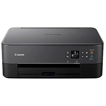 FUJITSU - 【中古】Canon プリンター A4インクジェット複合機 PIXUS TS5430 ブラック 2021年モデル テレワーク向け 4色・一体型・対応インクBC-360/361シリーズ