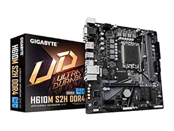 【中古 非常に良い】GIGABYTE H610M S2H DDR4 Rev.1.1 マザーボード Micro-ATX [Intel H610チップセット搭載] MB5689 ブラック(2)