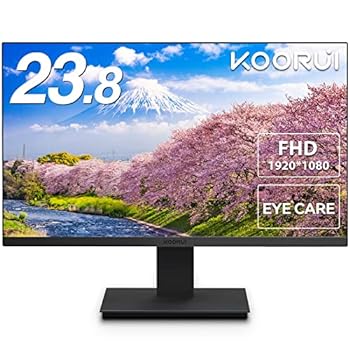 【中古 非常に良い】KOORUI モニター 23.8インチ 24N1A ディスプレイ VAパネル (スピーカー非搭載) フルHD 75Hz ブルーライト軽減 フリッカーフリー フレームレス HD 【中古 非常に良い】KOORUI モニター 23.8インチ 24N1A ディスプレイ VAパネル (スピーカー非搭載) フルHD 75Hz ブルーライト軽減 フリッカーフリー フレームレス HD