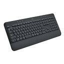 【中古】ロジクール SIGNATURE K650GR ワイヤレス キーボード パームレスト 薄型 疲れにくい bluetooth Logi Bolt Unify...