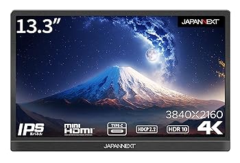 【中古】JAPANNEXT 13.3インチ 4K(3840x2160)解像度 モバイルモニター JN-MD-IPS1331UHDR USB Type-C miniHDMI sRGB100% 【中古】JAPANNEXT 13.3インチ 4K(3840x2160)解像度 モバイルモニター JN-MD-IPS1331UHDR USB Type-C miniHDMI sRGB100%