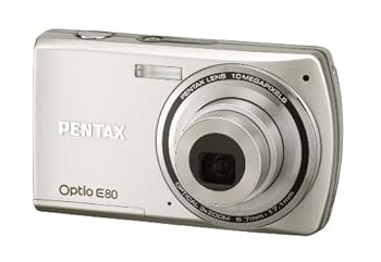 【中古】PENTAX デジタルカメラ Optio E80 1000万画素 光学3倍ズーム 単三電池仕様 OPTIOE80