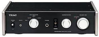 【中古】TEAC Reference 501 ヘッドホンアンプ フルアナログデュアルモノーラルサーキット ハイレゾ音源対応 ブラック HA-501-B