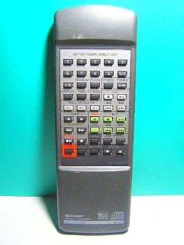 Rakuten - 【中古】［非常に良い］シャープ オーディオリモコン MD-X3 RRMCG0080AWSA