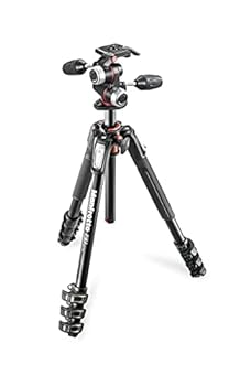 【中古】マンフロット(Manfrotto) プロ三脚 190シリーズ アルミ 4段 + RC2付3Way雲台キット MK190XPRO4-3W