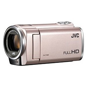 【中古】JVC SD対応 8GBメモリー内蔵フルハイビジョンビデオカメラ（ピンクゴールド） GZ-E150-N