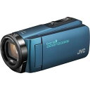【中古】JVCケンウッド JVCKENWOOD ビデオカメラ Everio R 防水 防塵 32GB内蔵メモリー ネイビーブルー GZ-R480-A(2)