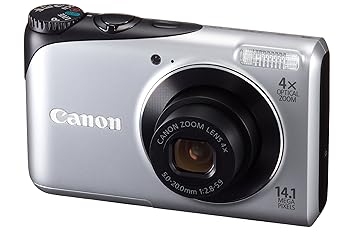 【中古】Canon デジタルカメラ PowerShot A2200 シルバー PSA2200(SL)