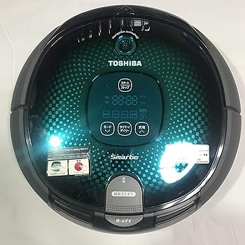 【中古】【ムダなく かしこく 美しく】TOSHIBA Smarbo(スマーボ) スマートロボットクリーナー プラチナブルー VC-RB100(L) VC-RB100(L)