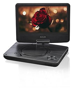 【中古】GAUDI 9型ワイド ポータブルDVDプレーヤー GPD09B1BK