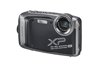 【中古】富士フイルム(FUJIFILM) 防水カメラ XP140 ダークシルバー FX-XP140DS