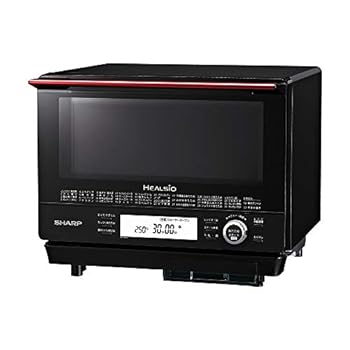 【中古】シャープ スチームオーブンレンジ ヘルシオ 30L コンベクション 2段調理 レッド ブラック AX-XJ600R