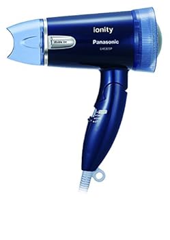 【中古】パナソニック ヘアドライヤー イオニティ マイナスイオンシーンターボ 青 EH5305P-A